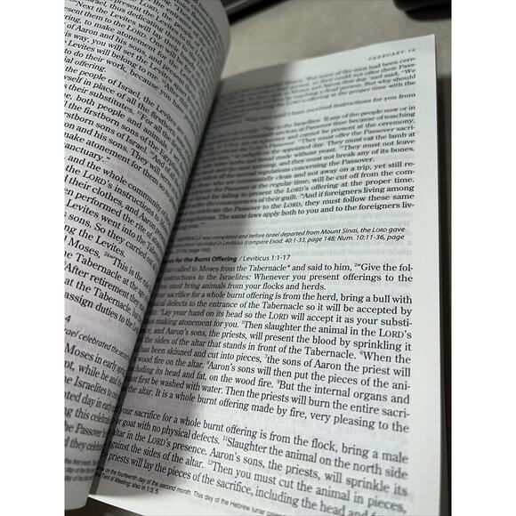 The One Year Chronological Bible NLT Paperback Tyndale New Living Translation - Picture 15 of 15